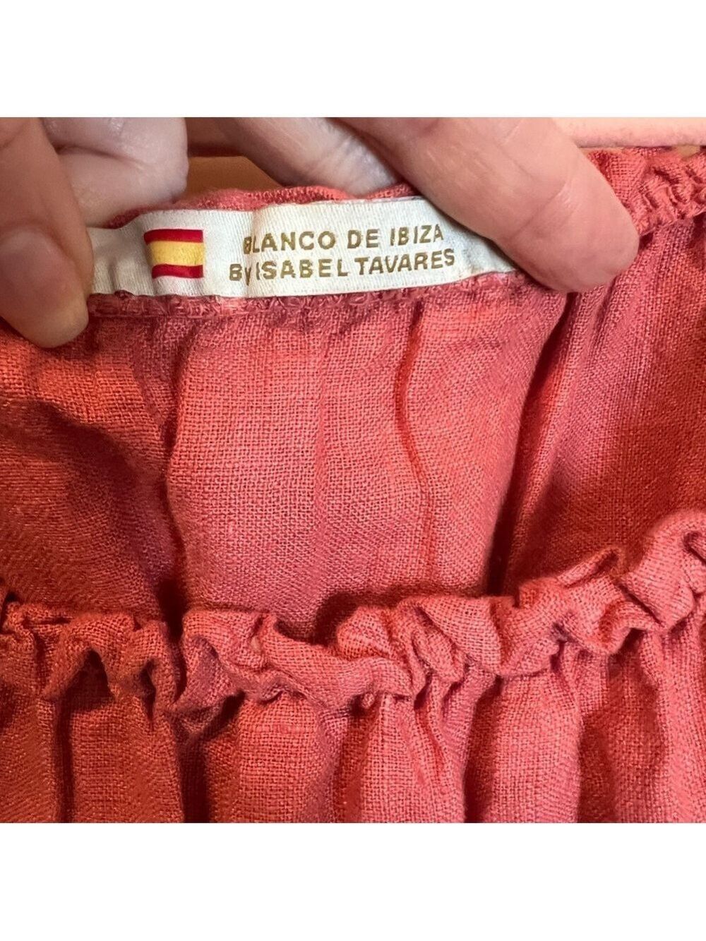 Blanco de Ibiza Linen Hi-Lo Midi Dress - Picture 4 of 6